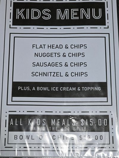 Kids Menu