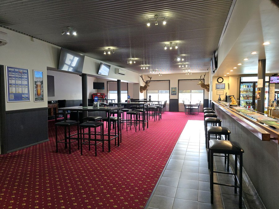 The bar at The Top Pub Rosebery