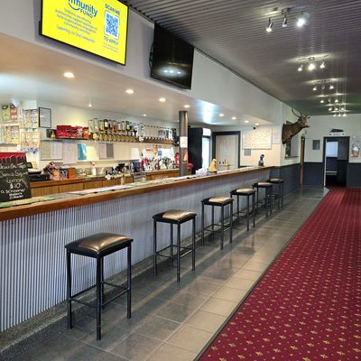 The dining room full view at The Top Pub Rosebery