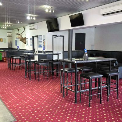 Gaming lounge interior at The Top Pub Rosebery