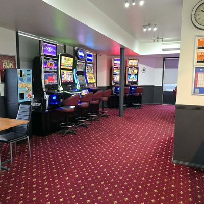 Gaming lounge poker machines at The Top Pub Rosebery