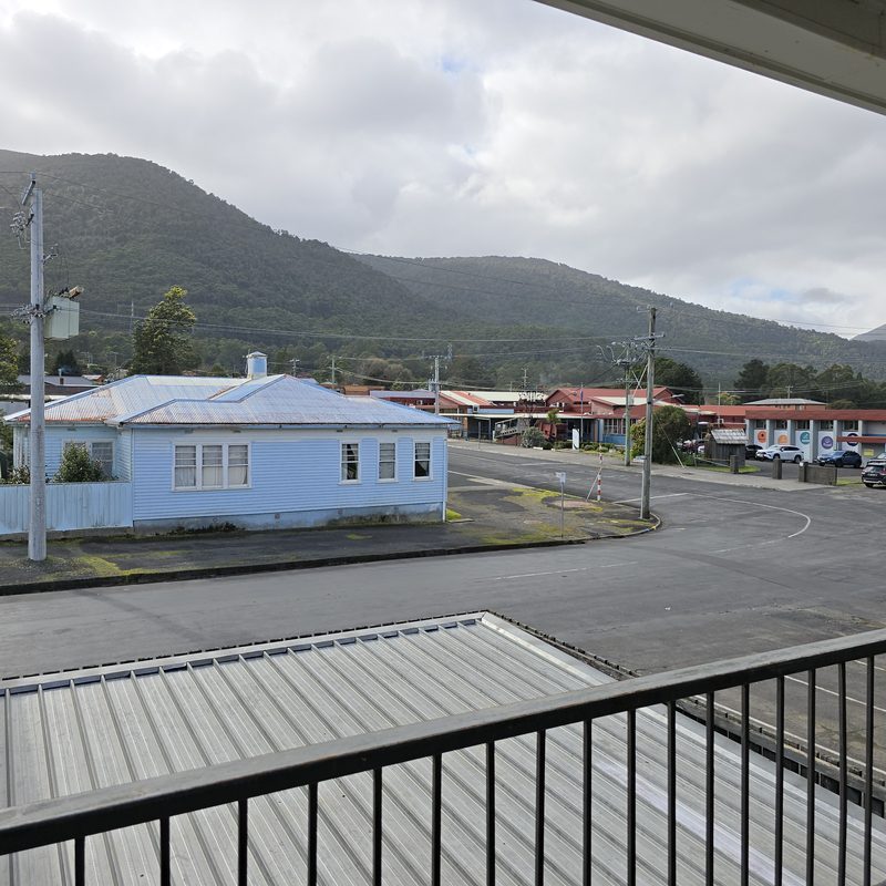 Ensuite Unit — Balcony at The Top Pub Rosebery
