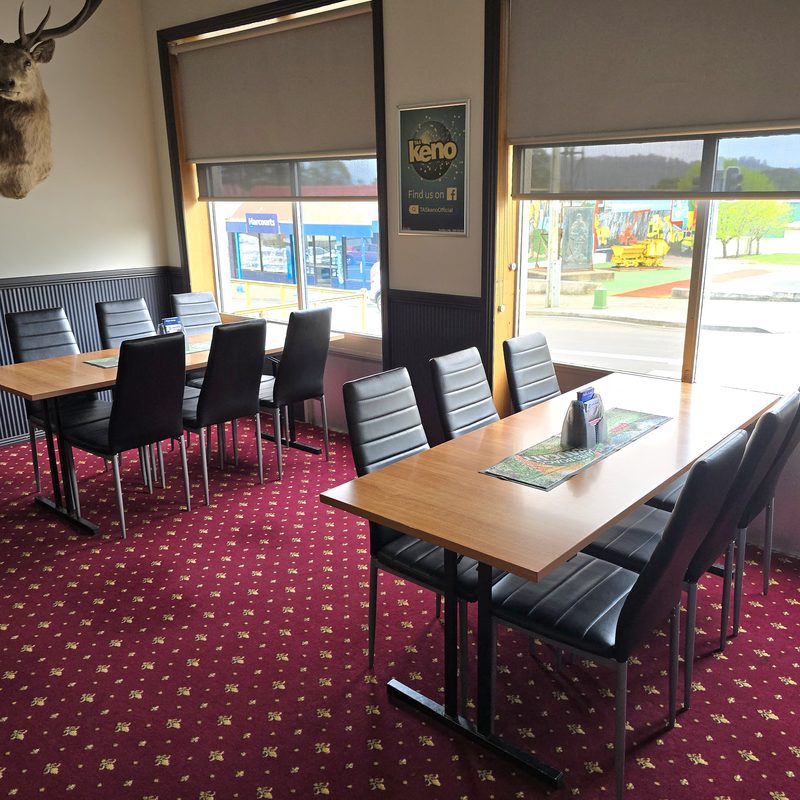 Tables by the Window at The Top Pub Rosebery