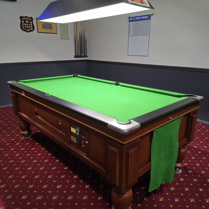 Pool Table at The Top Pub Rosebery