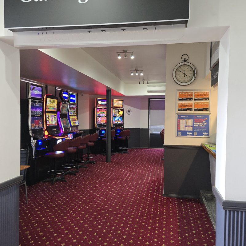 Gaming Lounge Entrance at The Top Pub Rosebery