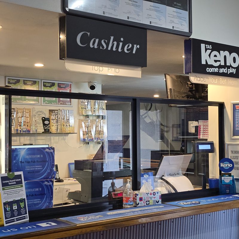Keno & Cashier at The Top Pub Rosebery